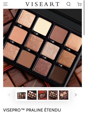 Viseart Praline eye shadow palette